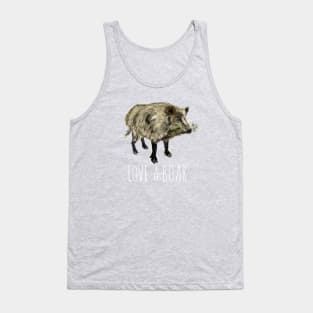 Love a boar Tank Top